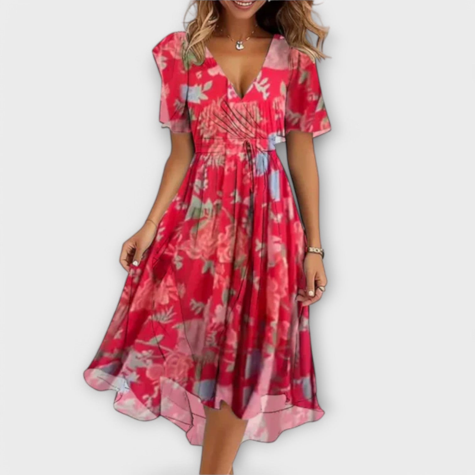 Birgit - Damen-Midikleid