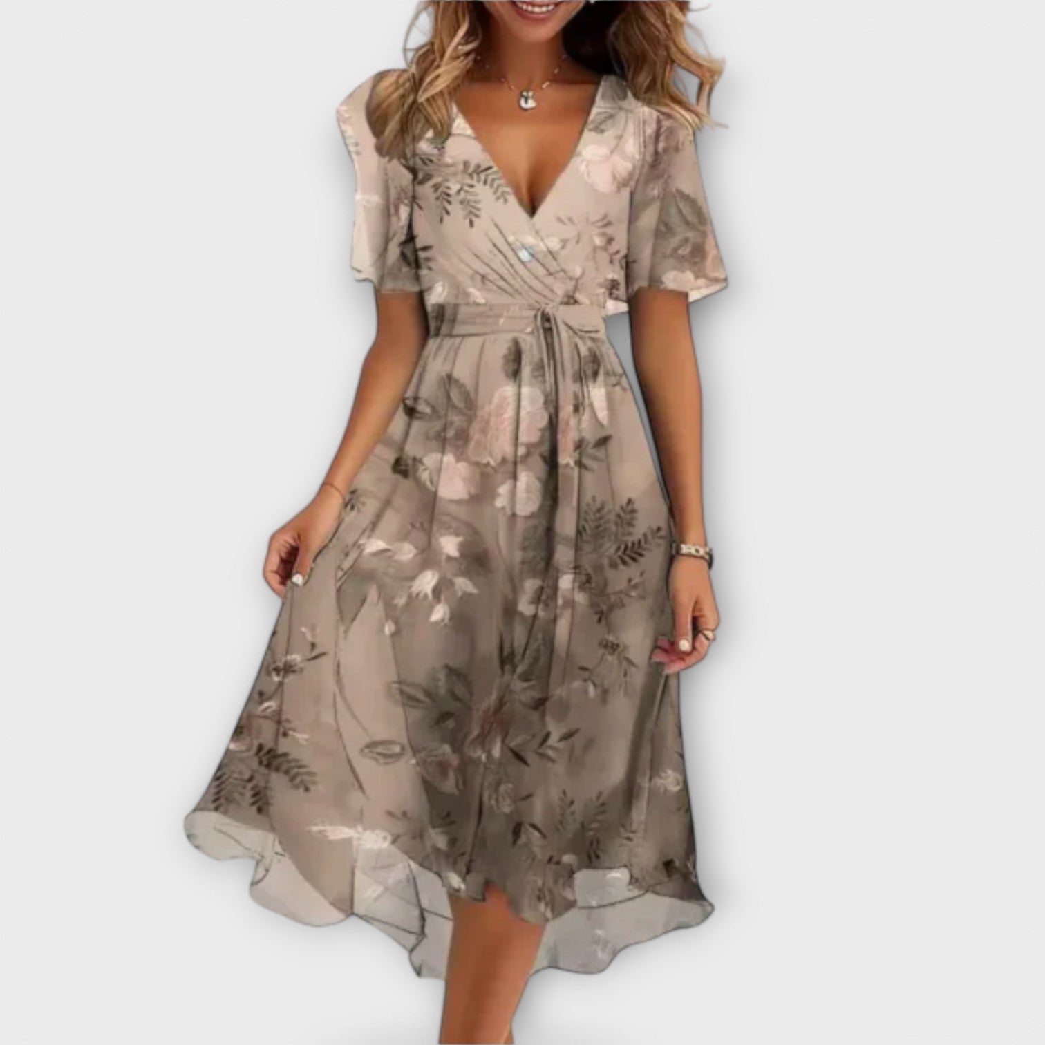Birgit - Damen-Midikleid