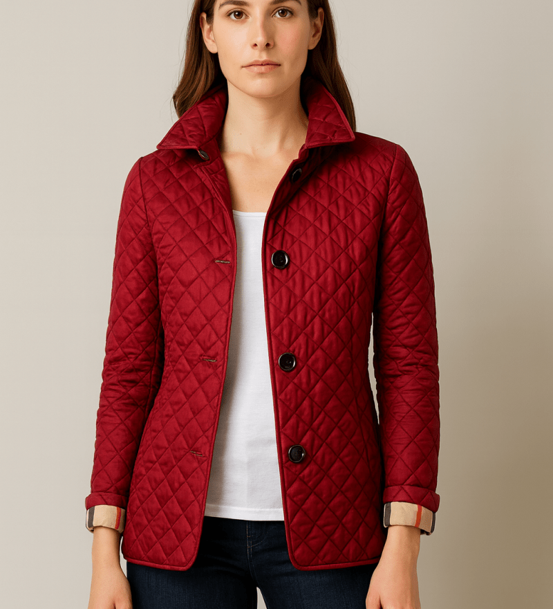 Tanja - Leichte Steppjacke - Rot