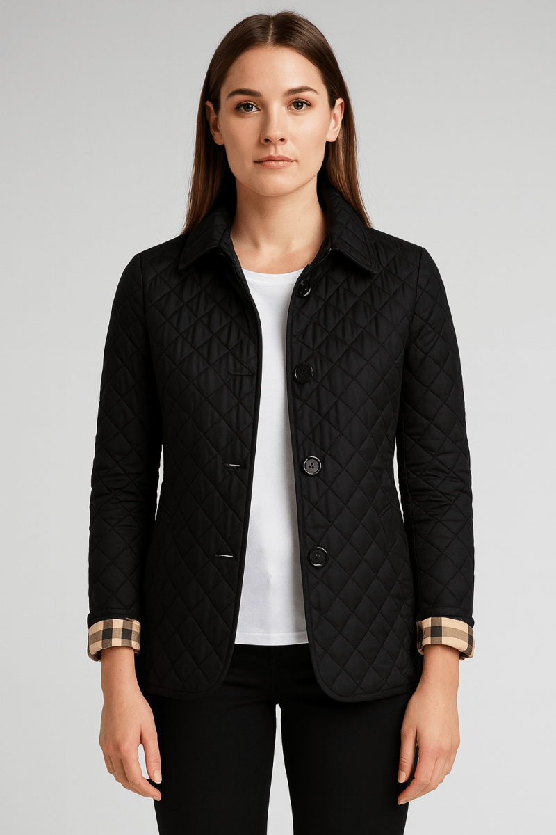 Tanja - Leichte Steppjacke - Schwarz