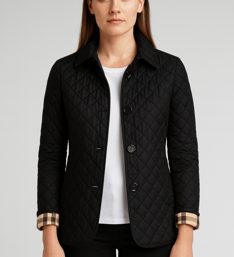 Tanja - Leichte Steppjacke - Schwarz