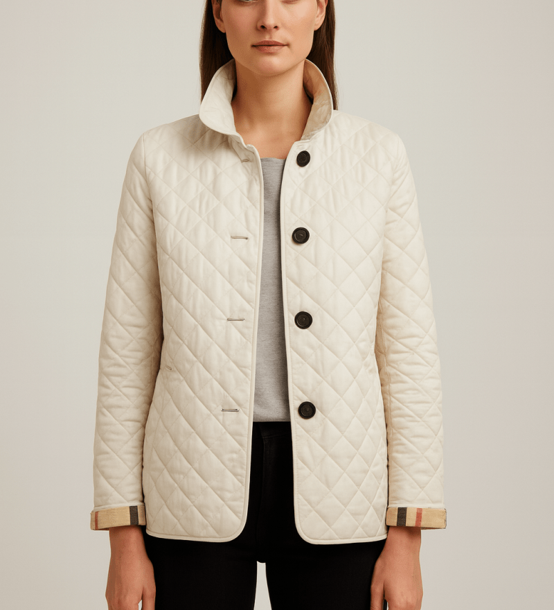 Tanja - Leichte Steppjacke - Beige