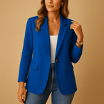 Andrea - Tailliierter Blazer - Blau