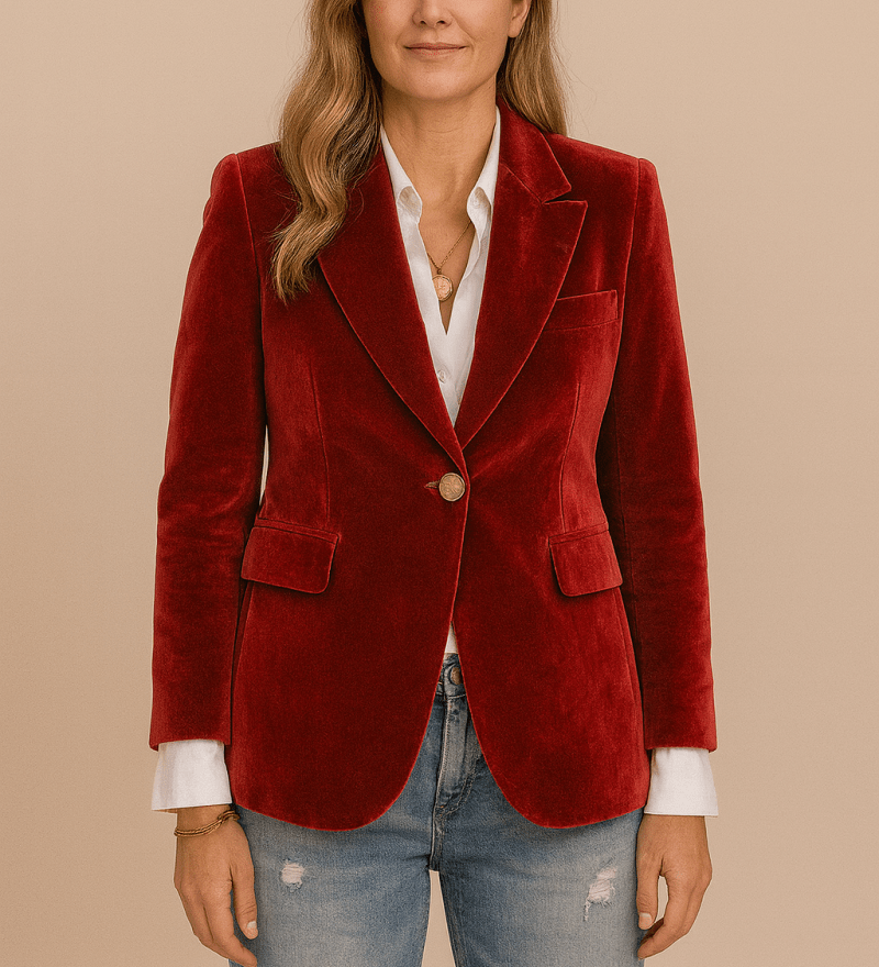 Cornelia - Eleganter Blazer - Rot