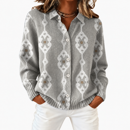 Edith - Nordische Strickjacke