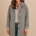 Stefanie - Eleganter Mantel - Grau