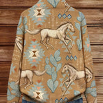 Rieke - Cardigan mit Blüten-Muster