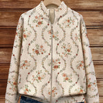 Helena - Cardigan mit zartem Blumenmuster