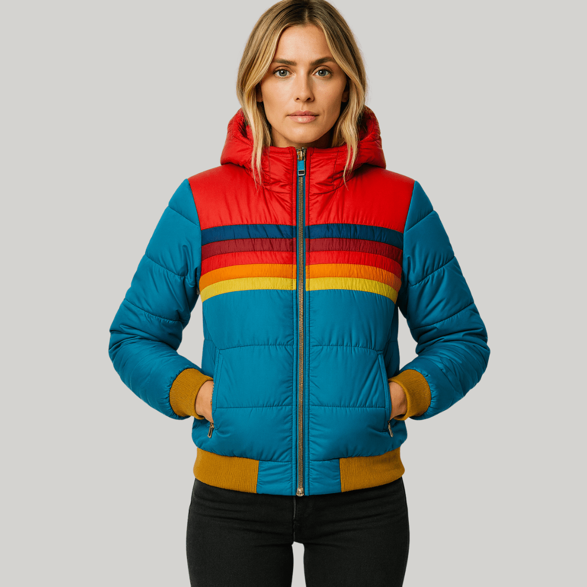 Katja - Wasserdichte Regenjacke - Blau