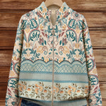 Annika - Cardigan mit Vintage-Blumenmuster
