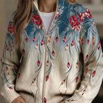 Rosalie - Cardigan mit elegantem Blumenmuster
